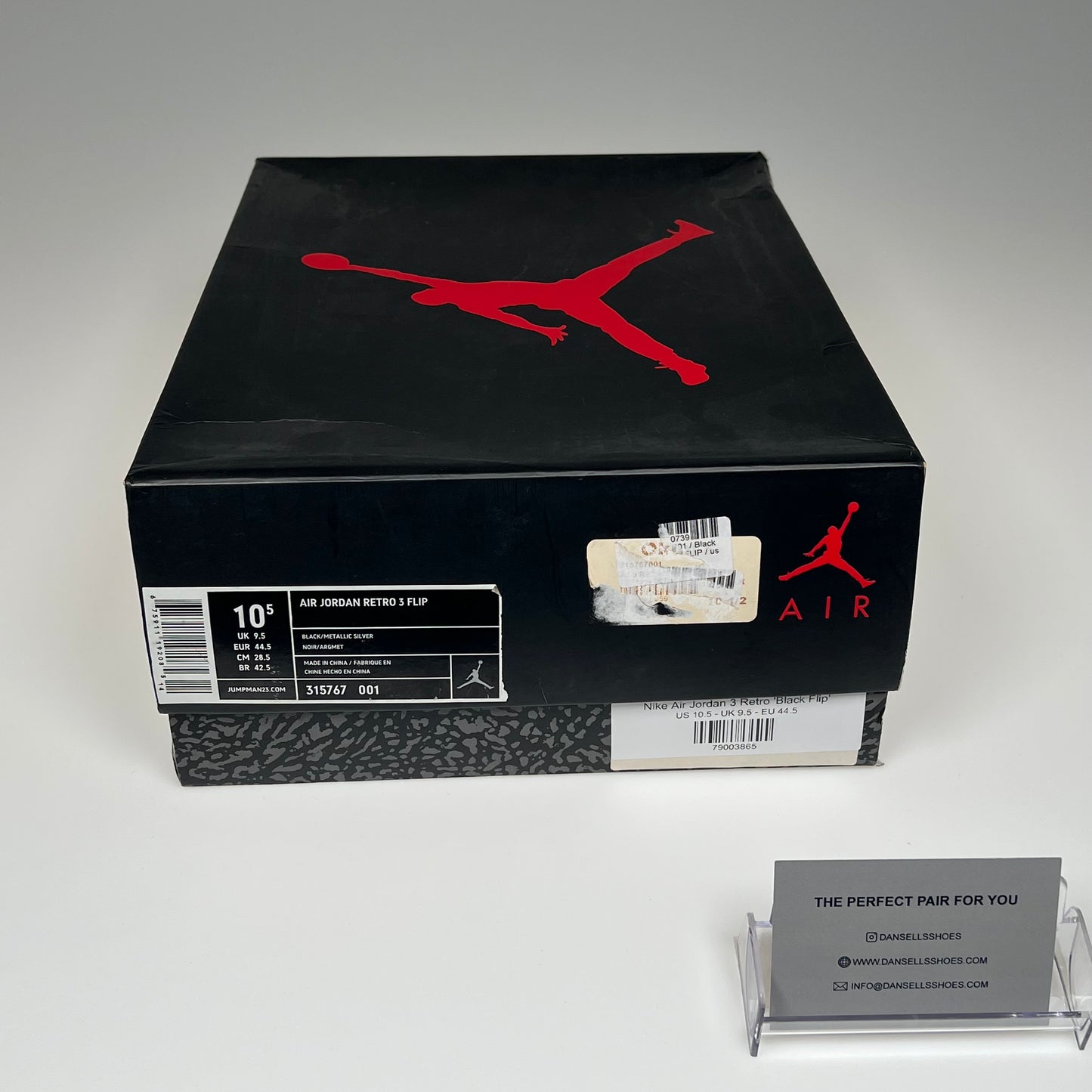 Nike Air Jordan 3 Retro 'Black Flip'