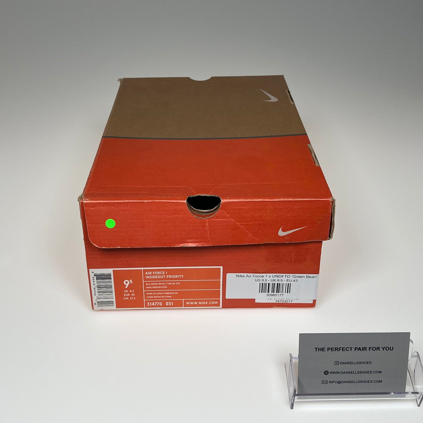Nike Air Force 1 x UNDFTD 'Green Bean'